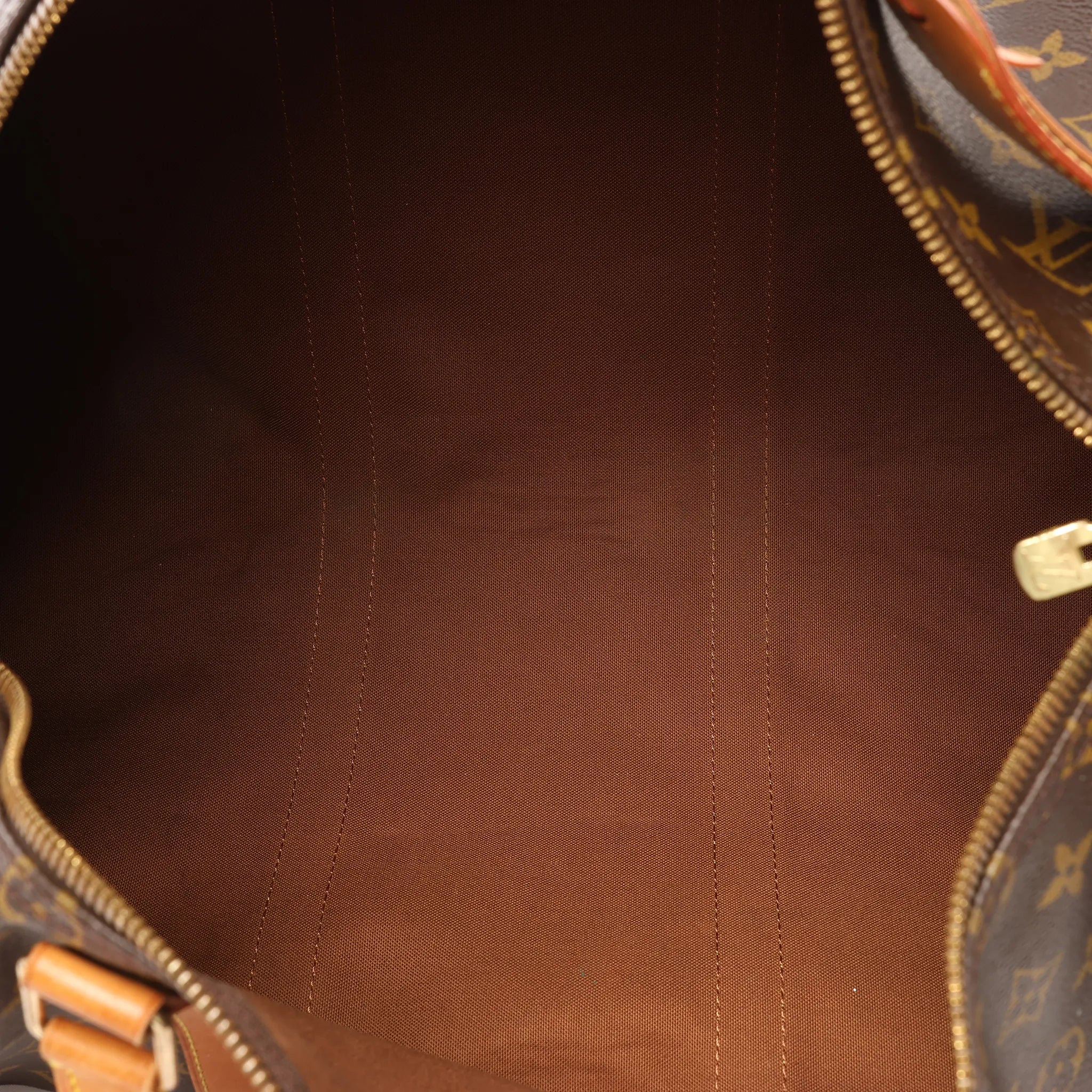 Louis Vuitton Keepall Bandoulière 50 Monogram Canvas Travel Bag in Brown M41416