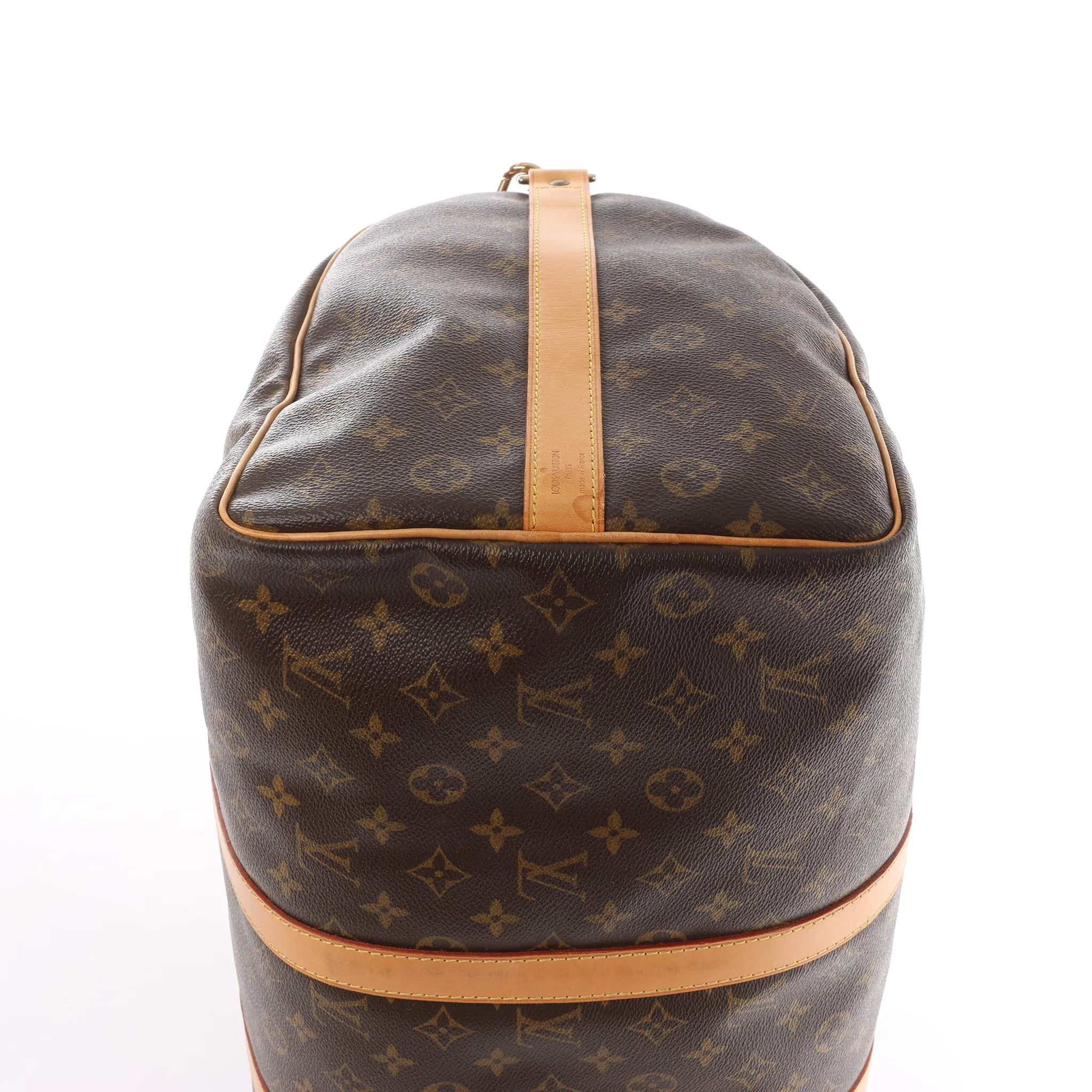 Louis Vuitton Keepall Bandoulière 50 Monogram Canvas Travel Bag in Brown M41416