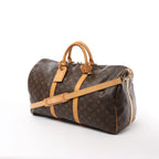 Louis Vuitton Keepall Bandoulière 50 Monogram Canvas Travel Bag in Brown M41416