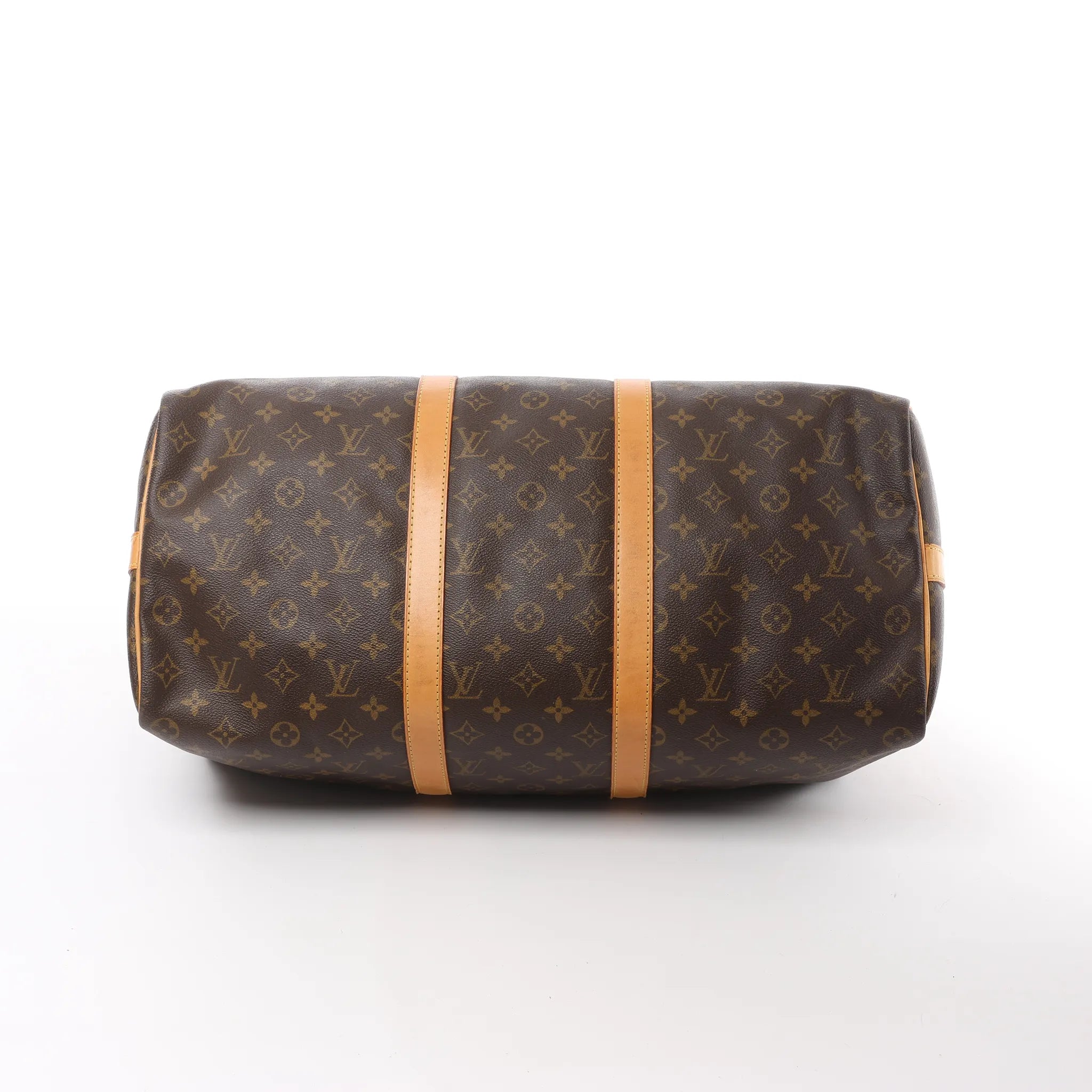 Louis Vuitton Keepall Bandoulière 50 Monogram Canvas Travel Bag in Brown M41416