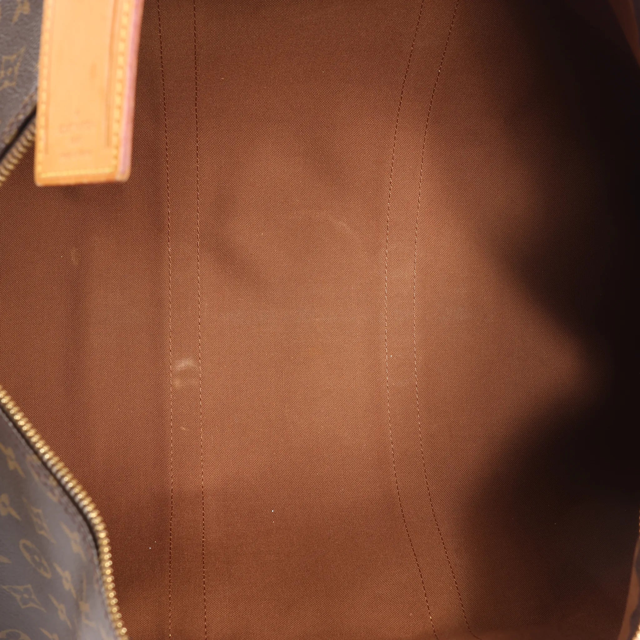 Louis Vuitton Keepall Bandoulière 50 Monogram Canvas Travel Bag in Brown M41416