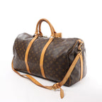 Louis Vuitton Keepall Bandoulière 50 Monogram Canvas Travel Bag in Brown M41416