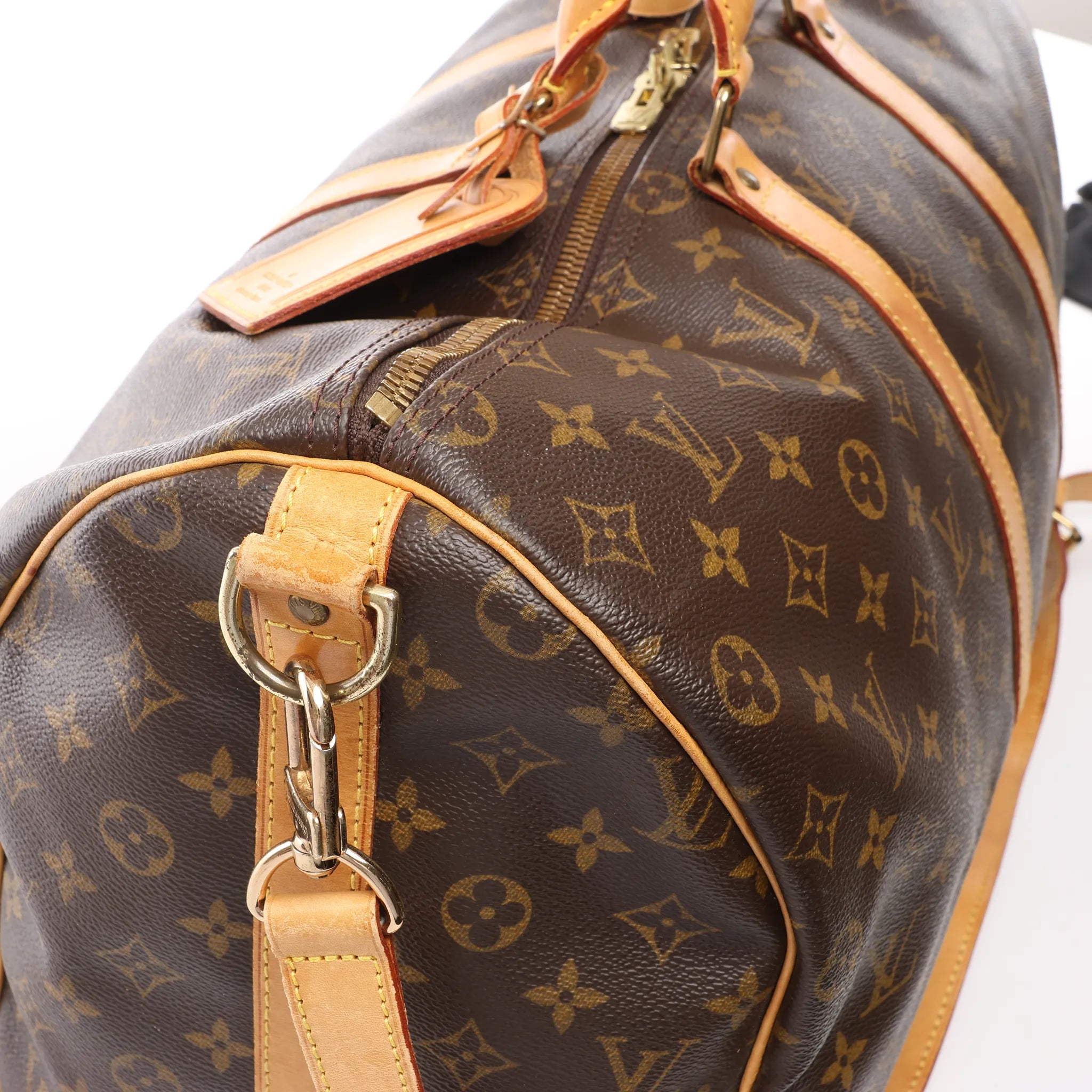 Louis Vuitton Keepall Bandoulière 50 Monogram Canvas Travel Bag in Brown M41416