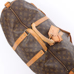 Louis Vuitton Keepall Bandoulière 50 Monogram Canvas Travel Bag in Brown M41416