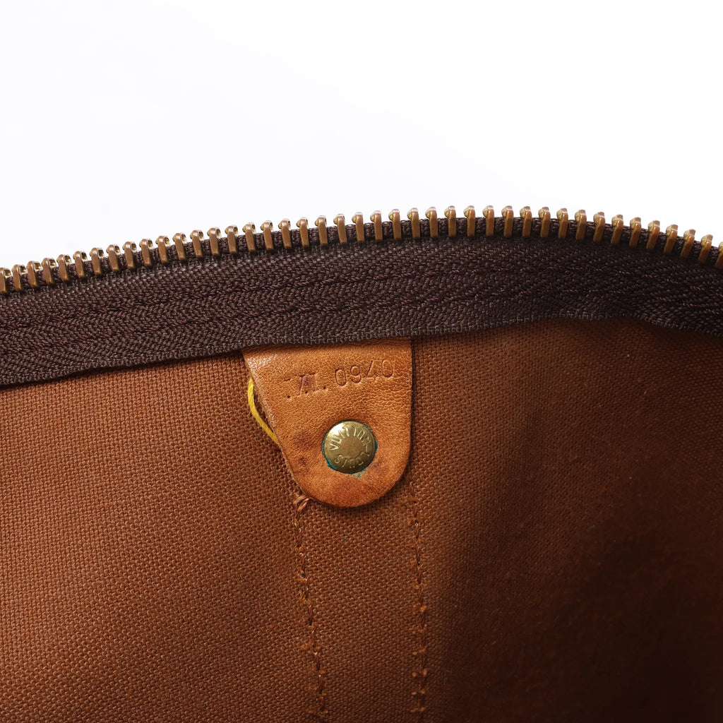 Louis Vuitton Keepall Bandoulière 50 Monogram Canvas Travel Bag in Brown M41416