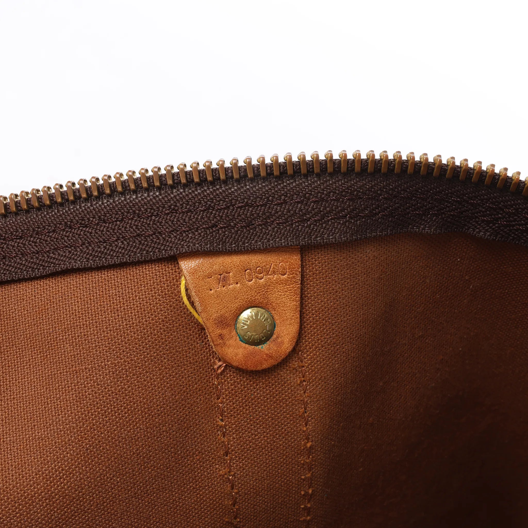 Louis Vuitton Keepall Bandoulière 50 Monogram Canvas Travel Bag in Brown M41416