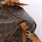 Louis Vuitton Keepall Bandoulière 50 Monogram Canvas Travel Bag in Brown M41416