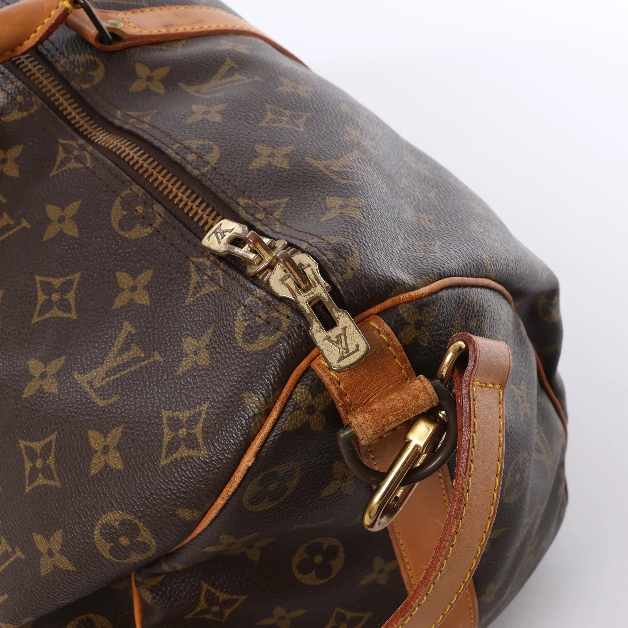 Louis Vuitton Keepall Bandoulière 50 Monogram Canvas Travel Bag in Brown M41416