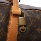 Louis Vuitton Keepall Bandoulière 50 Monogram Canvas Travel Bag in Brown M41416