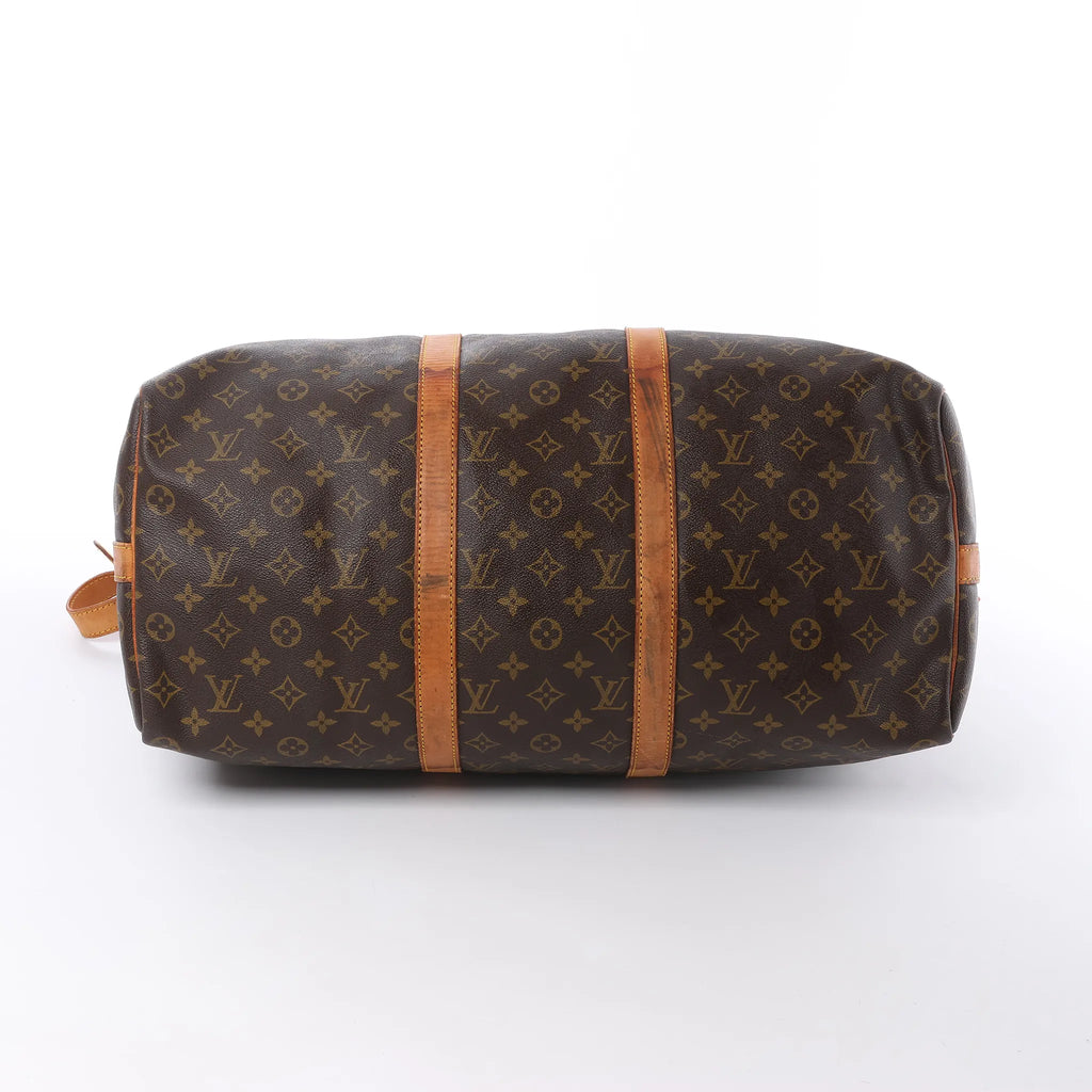 Louis Vuitton Keepall Bandoulière 50 Monogram Canvas Travel Bag in Brown M41416