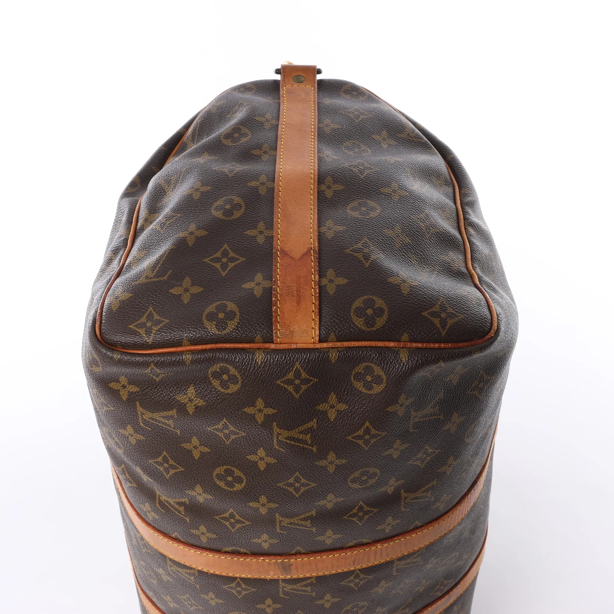 Louis Vuitton Keepall Bandoulière 50 Monogram Canvas Travel Bag in Brown M41416