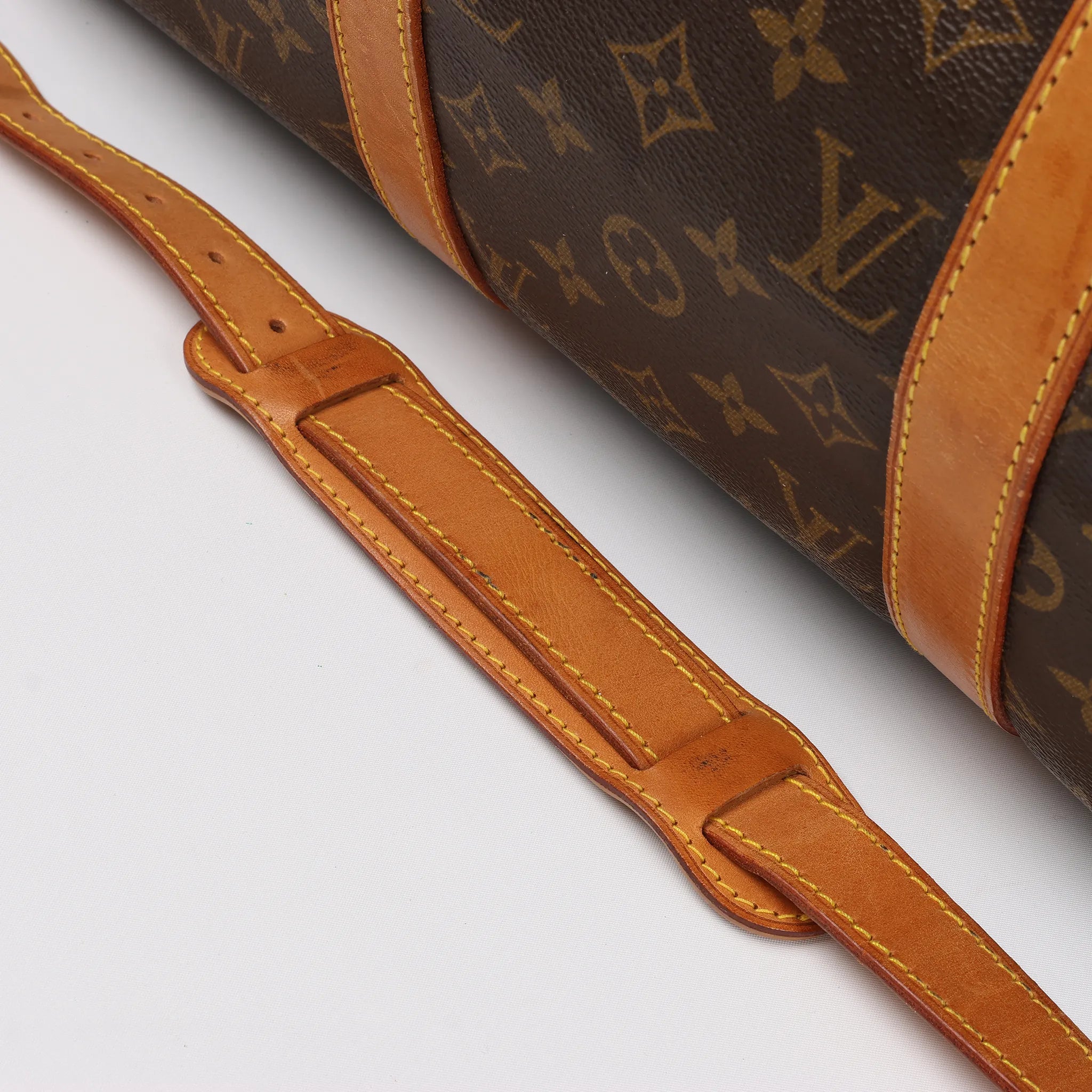 Louis Vuitton Keepall Bandoulière 50 Monogram Canvas Travel Bag in Brown M41416