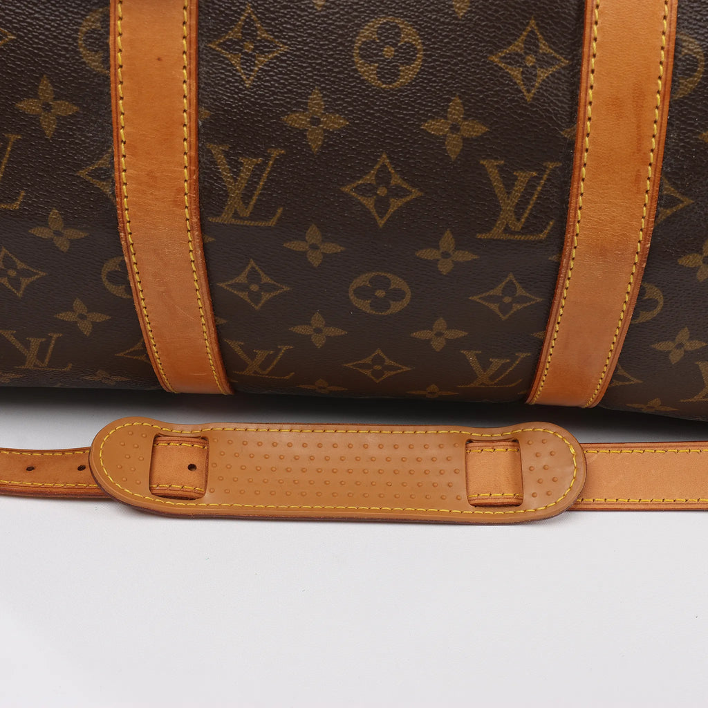 Louis Vuitton Keepall Bandoulière 50 Monogram Canvas Travel Bag in Brown M41416