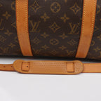Louis Vuitton Keepall Bandoulière 50 Monogram Canvas Travel Bag in Brown M41416