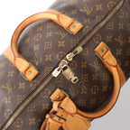 Louis Vuitton Keepall Bandoulière 50 Monogram Canvas Travel Bag in Brown M41416