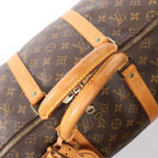 Louis Vuitton Keepall Bandoulière 50 Monogram Canvas Travel Bag in Brown M41416