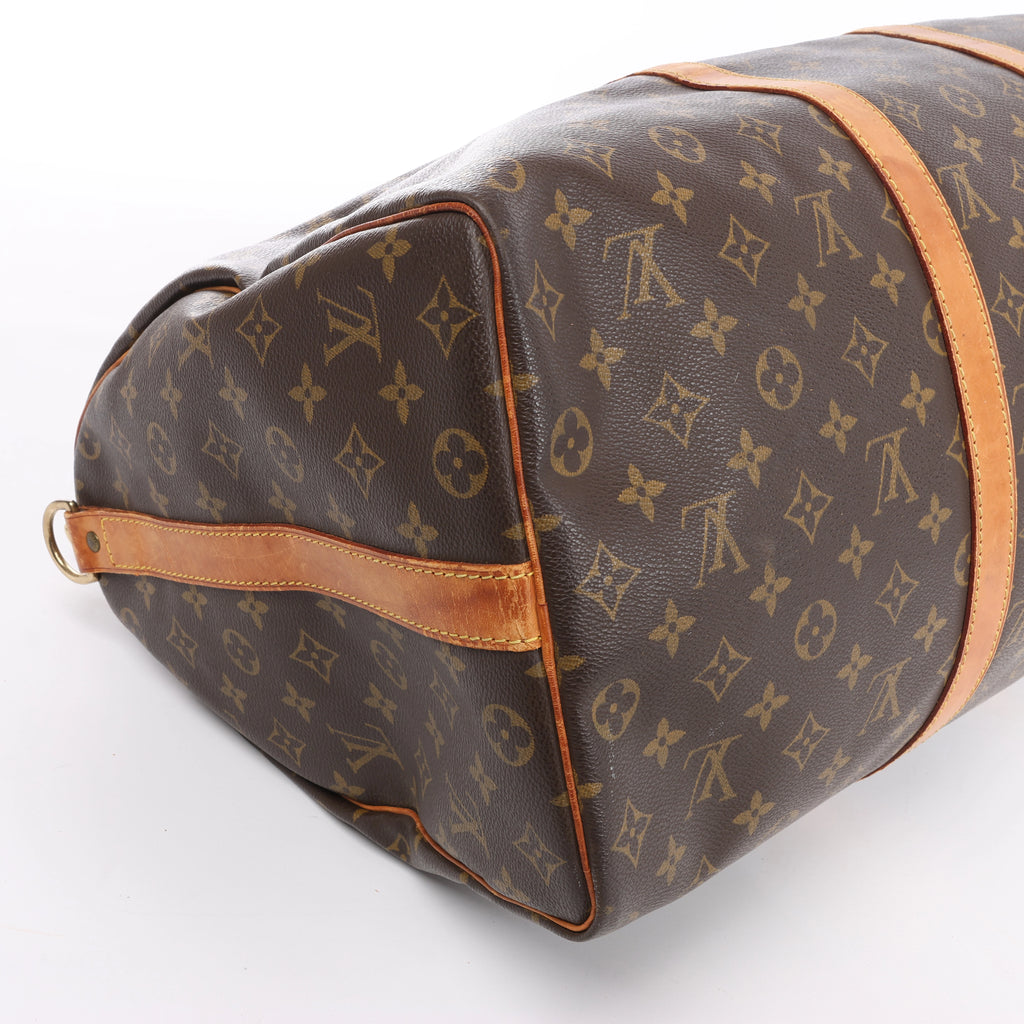 Louis Vuitton Keepall Bandoulière 50 Monogram Canvas Travel Bag in Brown M41416
