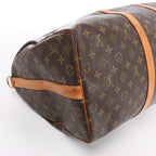 Louis Vuitton Keepall Bandoulière 50 Monogram Canvas Travel Bag in Brown M41416