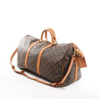 Louis Vuitton Keepall Bandoulière 50 Monogram Canvas Travel Bag in Brown M41416