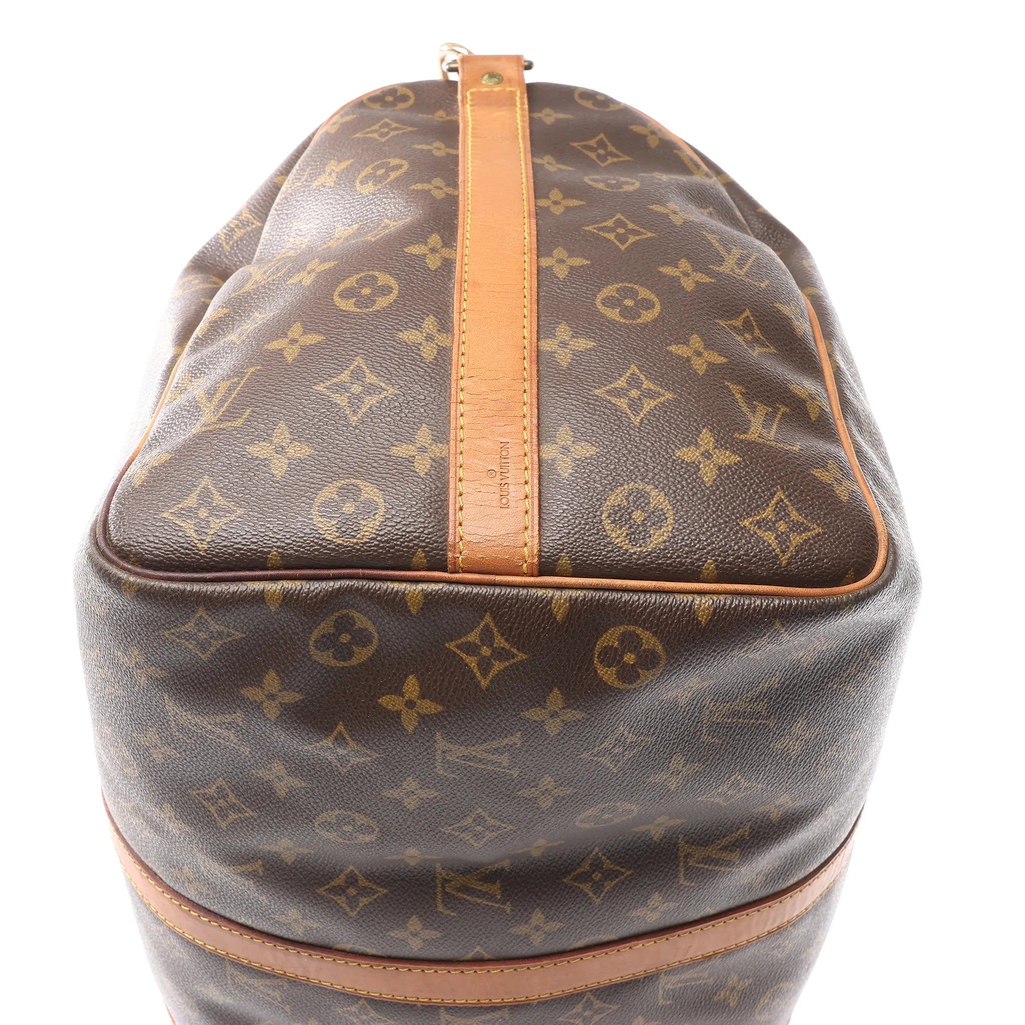 Louis Vuitton Keepall Bandoulière 50 Monogram Canvas Travel Bag in Brown M41416