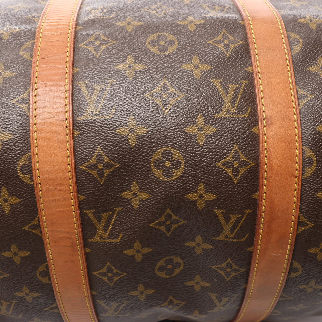Louis Vuitton Keepall Bandoulière 50 Monogram Canvas Travel Bag in Brown M41416