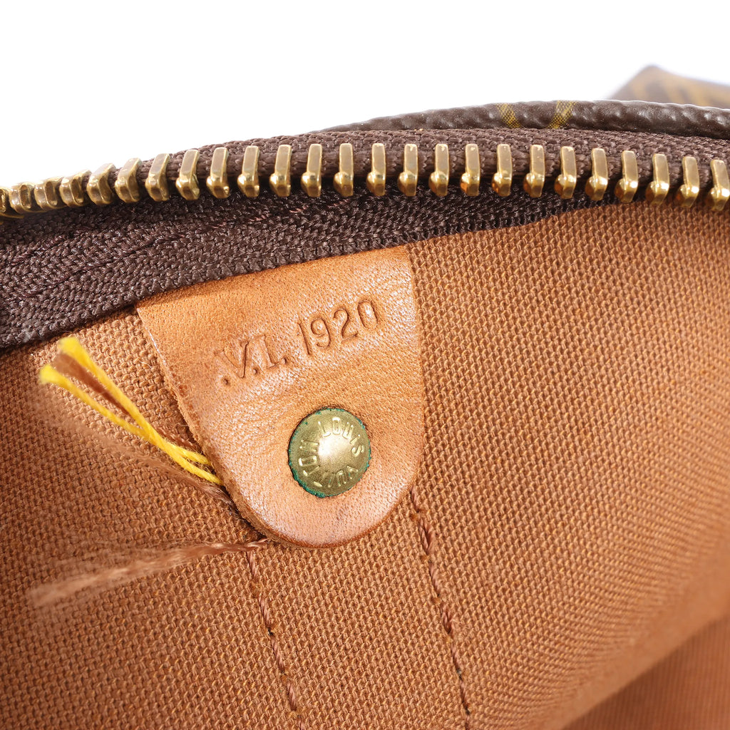 Louis Vuitton Keepall Bandoulière 50 Monogram Canvas Travel Bag in Brown M41416