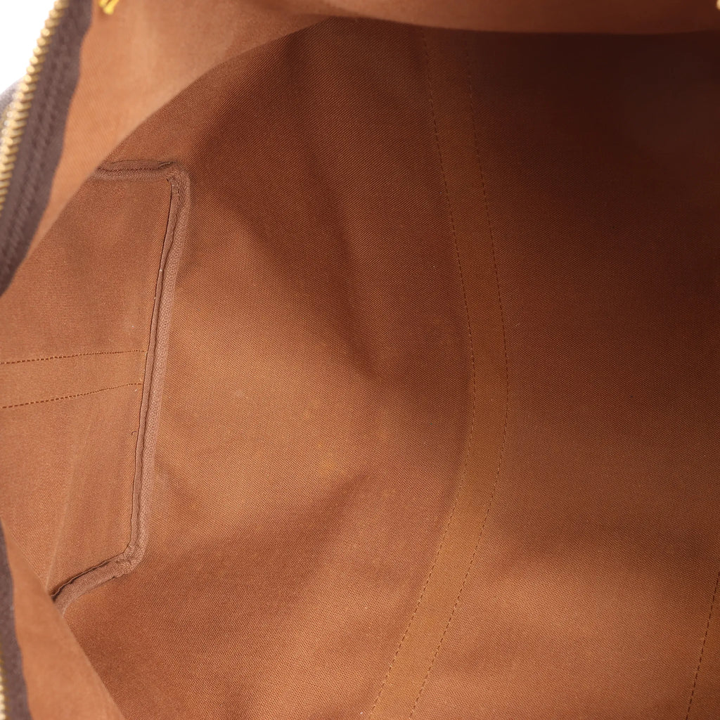 Louis Vuitton Keepall Bandoulière 50 Monogram Canvas Travel Bag in Brown M41416