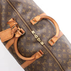 Louis Vuitton Keepall Bandoulière 50 Monogram Canvas Travel Bag in Brown M41416