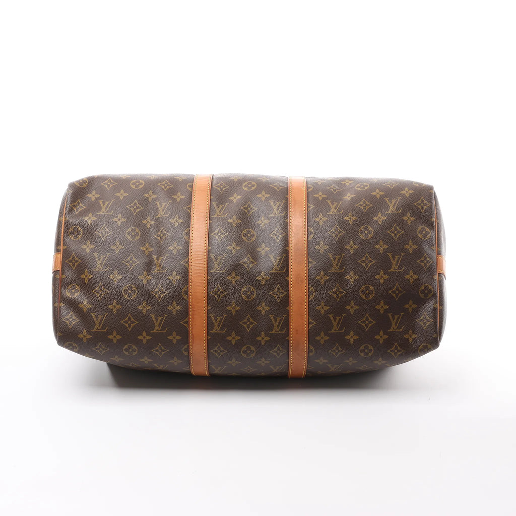 Louis Vuitton Keepall Bandoulière 50 Monogram Canvas Travel Bag in Brown M41416