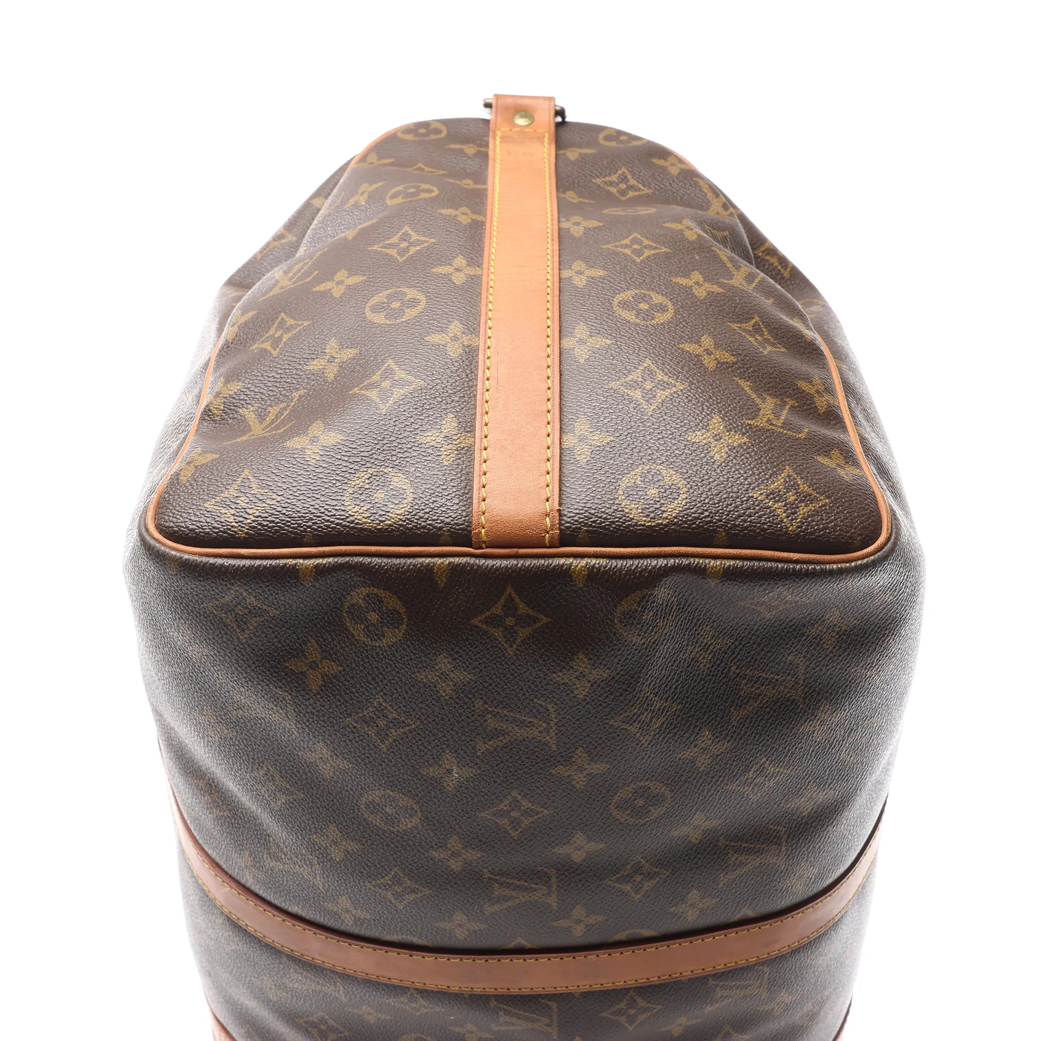 Louis Vuitton Keepall Bandoulière 50 Monogram Canvas Travel Bag in Brown M41416