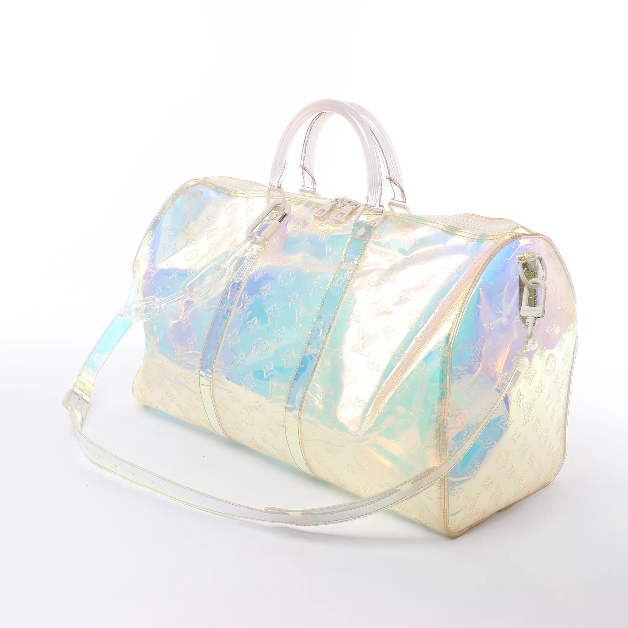 Louis Vuitton Keepall Bandoulière 50 Monogram Prism Bolsa de Viaje Multicolor M53271