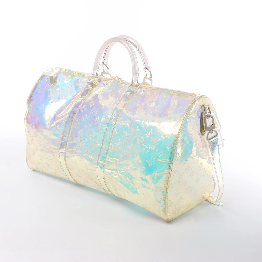 Louis Vuitton Keepall Bandoulière 50 Monogram Prism Bolsa de Viaje Multicolor M53271