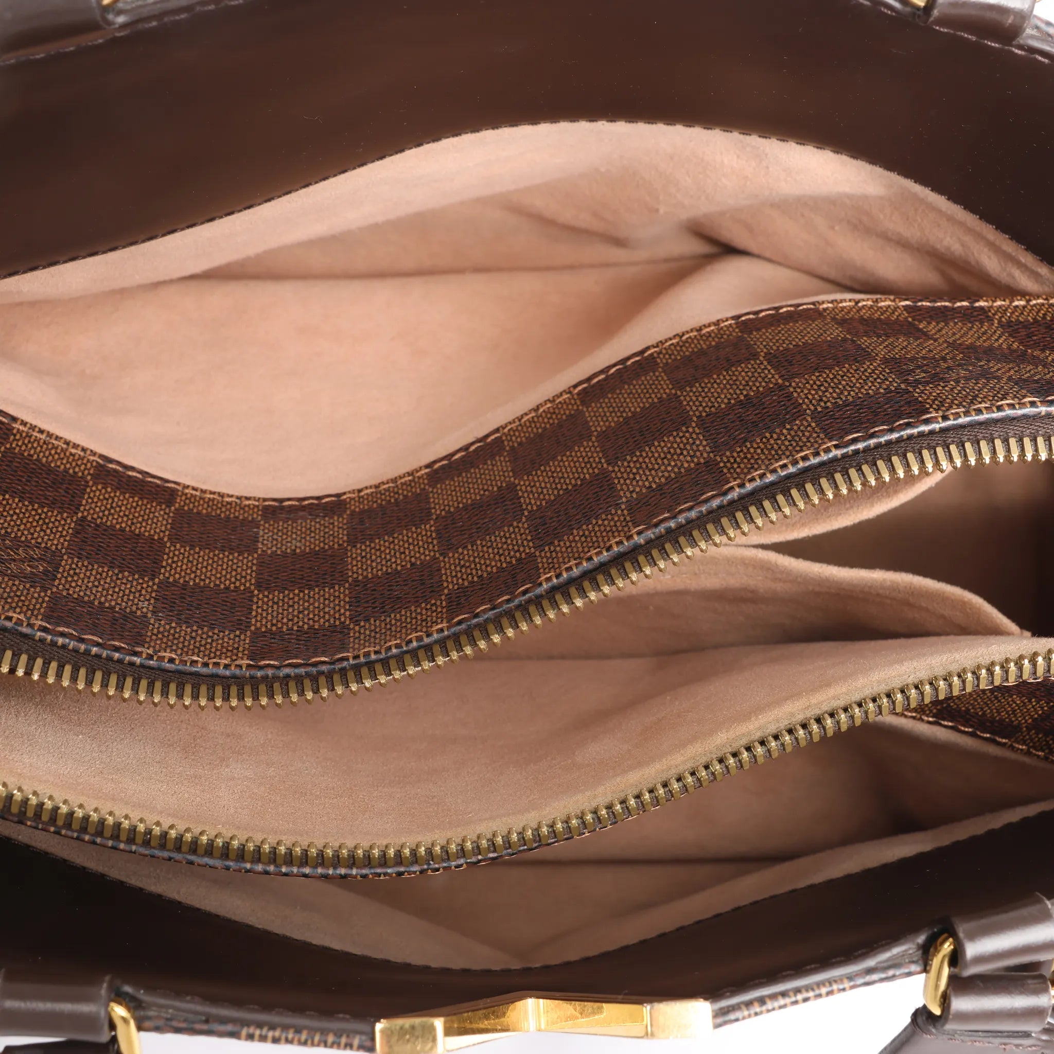 Louis Vuitton Kensington Bowling Damier Ebene 2Way Handbag in Brown N41505