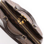 Louis Vuitton Kensington Bowling Damier Ebene 2Way Handbag in Brown N41505