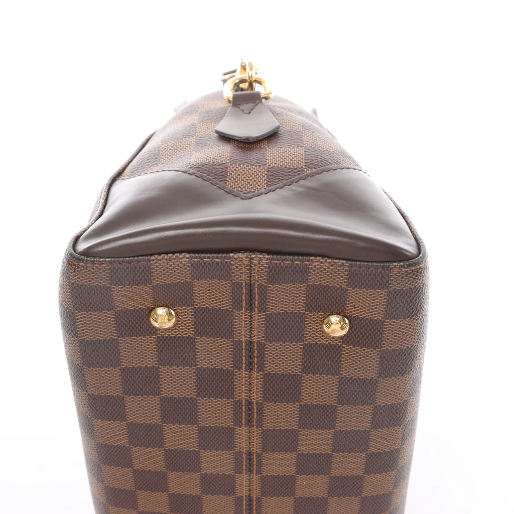 Louis Vuitton Kensington Bowling Damier Ebene 2Way Handbag in Brown N41505