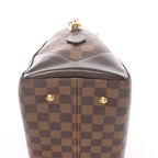 Louis Vuitton Kensington Bowling Damier Ebene 2Way Handbag in Brown N41505