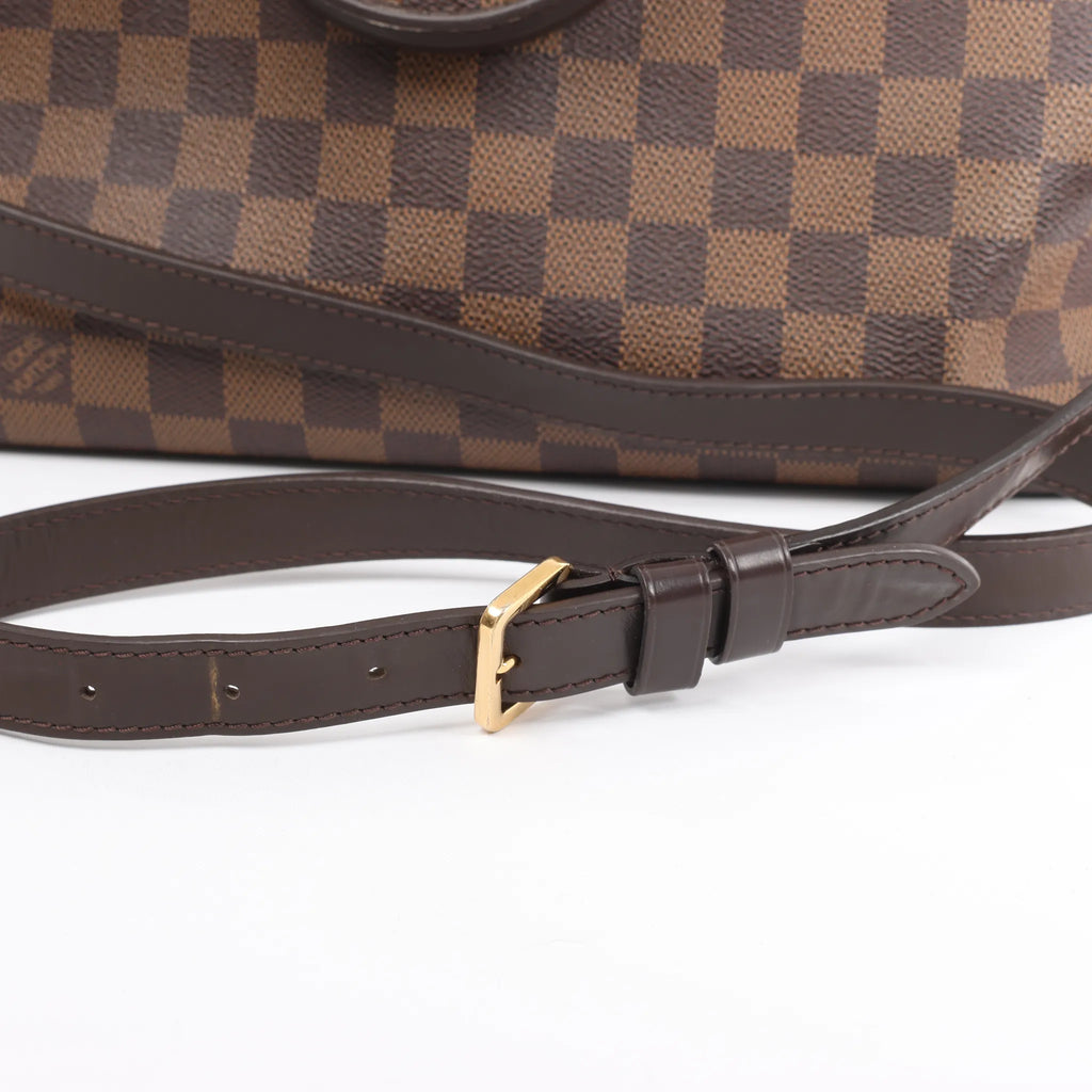 Louis Vuitton Kensington Bowling Damier Ebene 2Way Handbag in Brown N41505