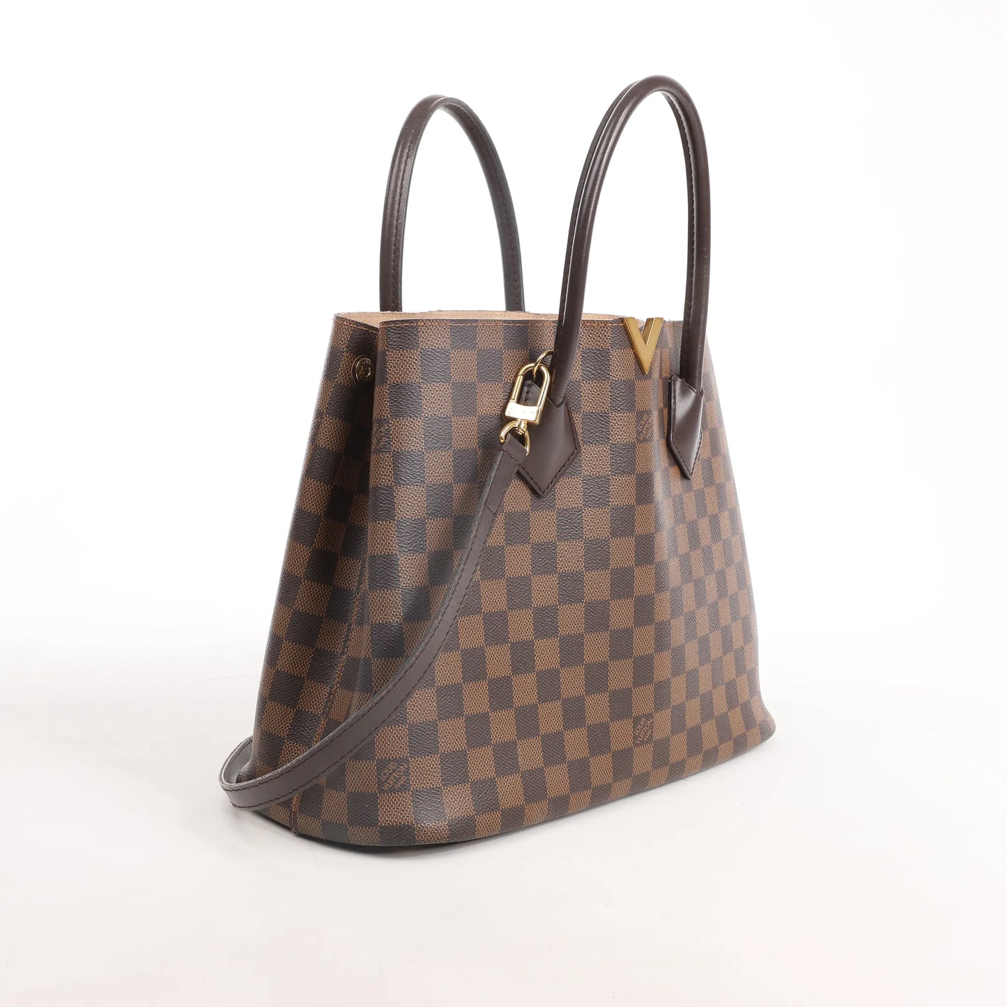 Louis Vuitton Kensington Damier Ebene 2Way Handtasche in Braun N41435