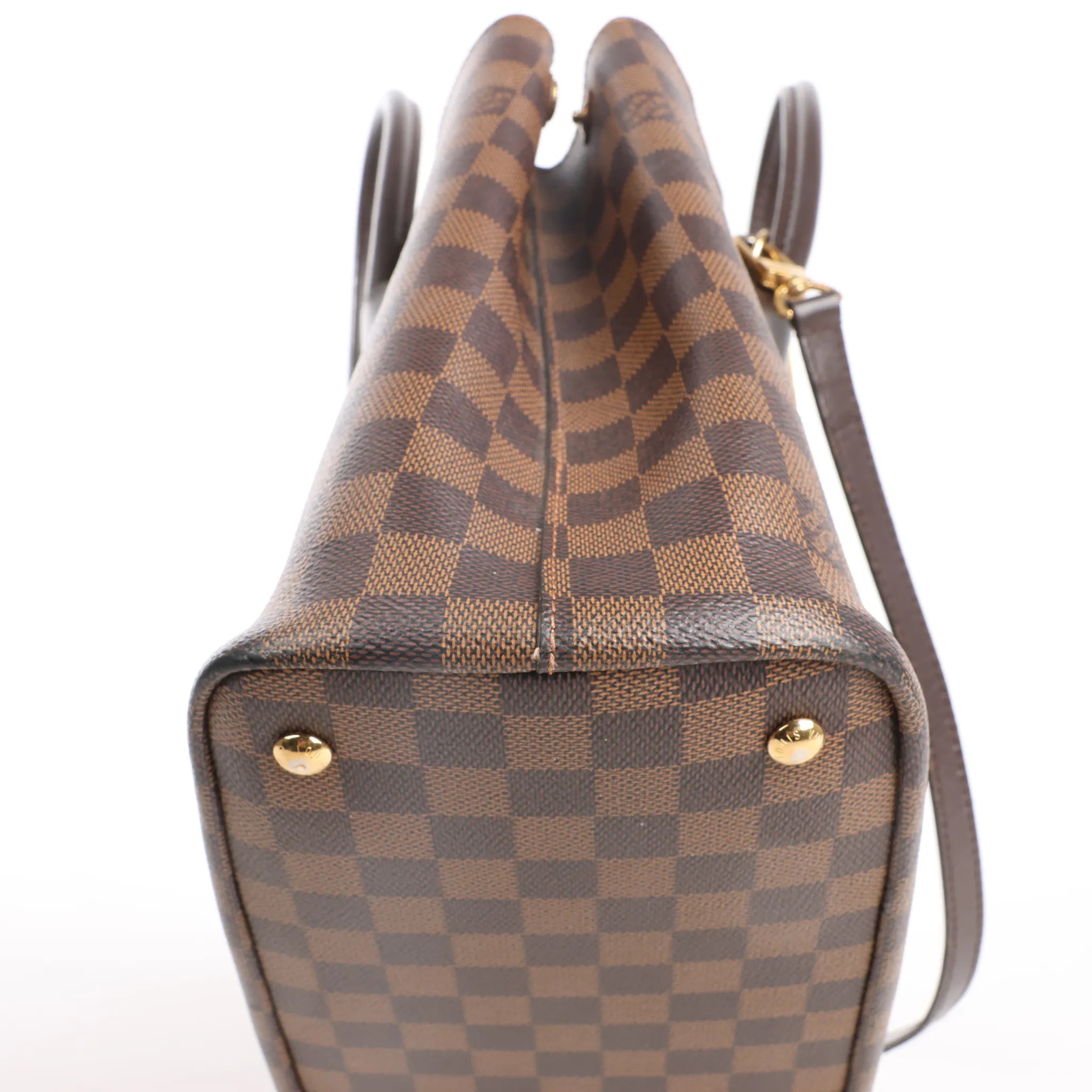 Louis Vuitton Kensington Damier Ebene 2Way Handbag in Brown N41435