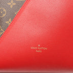 Louis Vuitton Kimono MM Monogram x Leather Shoulder Bag in Red x Brown M40459