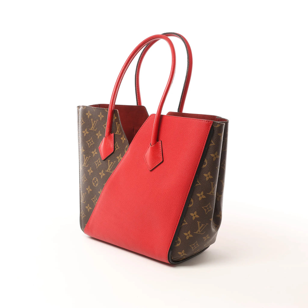 Louis Vuitton Kimono MM Monogram x Leather Shoulder Bag in Red x Brown M40459