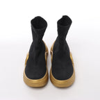 Louis Vuitton Archlight Sock High Top Sneaker Black × Gold CL1128, Size EU 41