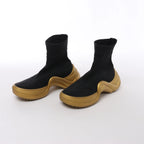 Louis Vuitton Archlight Sock High Top Sneaker Black × Gold CL1128, Size EU 41
