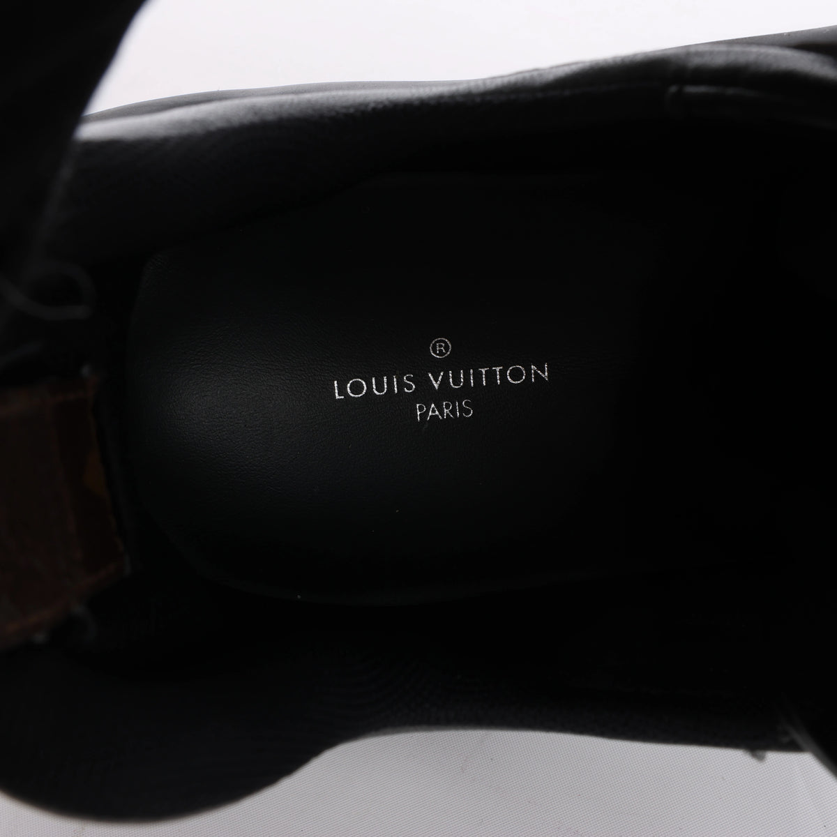 Louis Vuitton LV Archlight Monogram x Fabric Sneakers in Black × Brown GO0148, Size EU 40