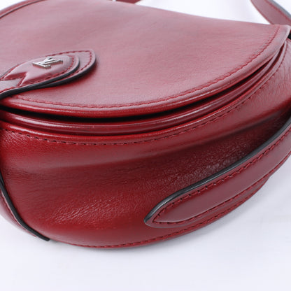 Louis Vuitton LV logo x Leather Tanblan Crossbody Bag in Red M55506