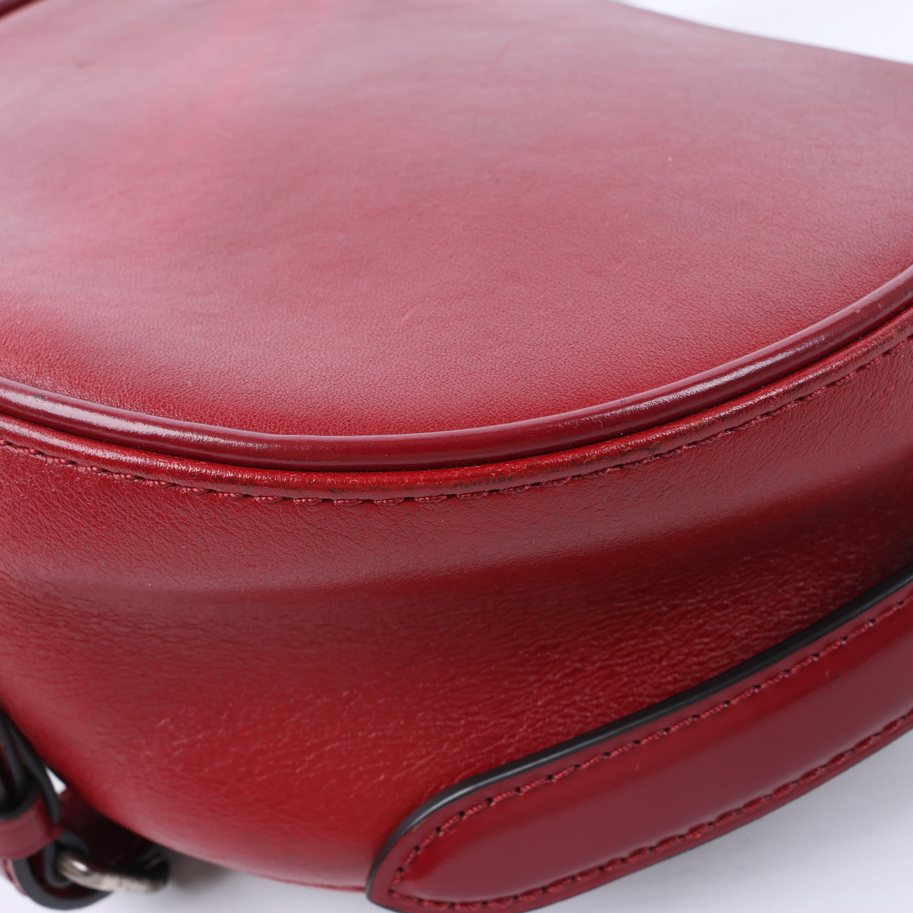 Louis Vuitton LV logo x Leather Tanblan Crossbody Bag in Red M55506