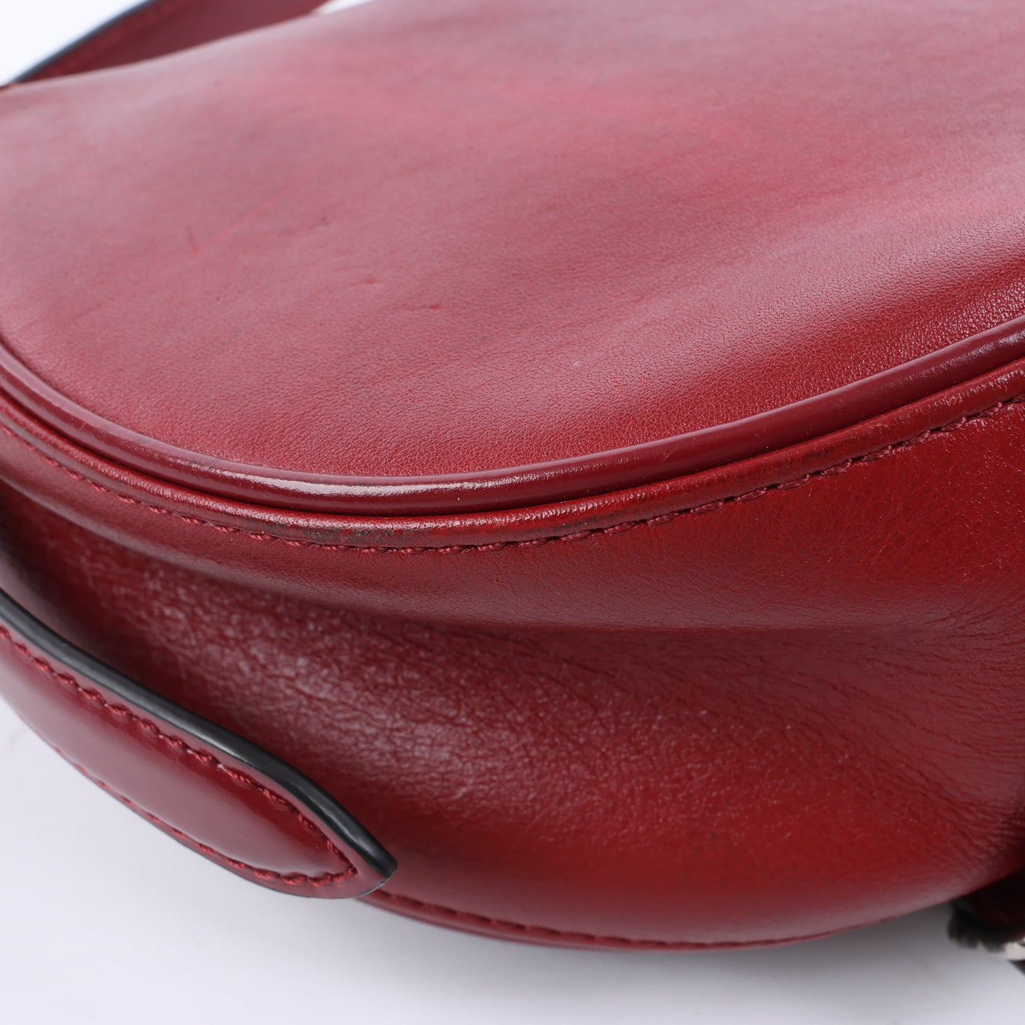 Louis Vuitton LV logo x Leather Tanblan Crossbody Bag in Red M55506