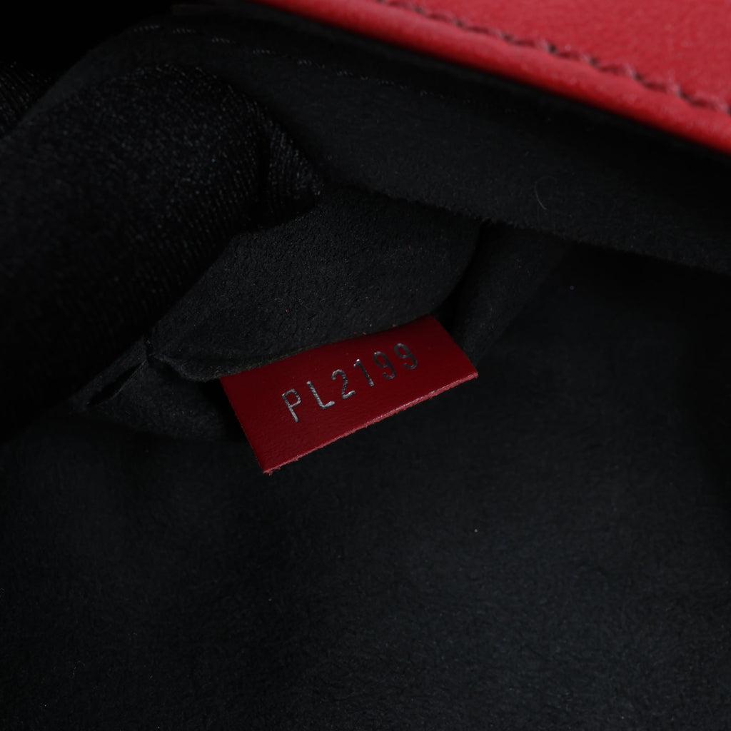 Louis Vuitton LV logo x Leather Tanblan Crossbody Bag in Red M55506
