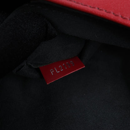 Louis Vuitton LV logo x Leather Tanblan Crossbody Bag in Red M55506