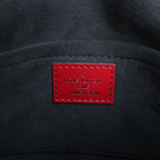 Louis Vuitton LV logo x Leather Tanblan Crossbody Bag in Red M55506